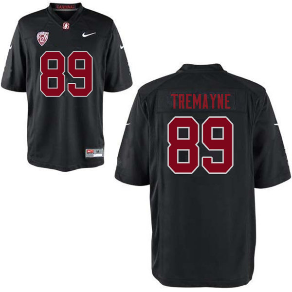 Men #89 Brycen Tremayne Stanford Cardinal College Football Jerseys Sale-Black - Click Image to Close